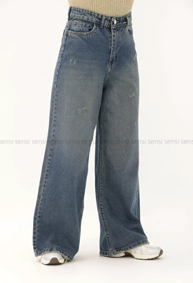 شلوار جین فول بگ کد1005167