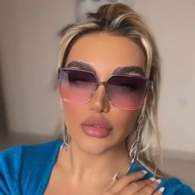 عینک زنانه شنل / فریم کائوچو عدسی پلی کربنات
