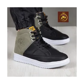 نیم بوت کتانی ساق‌دار مردانه Timberland_Gray