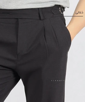 شلوار پیله دار مردانه پارچه ای 0780