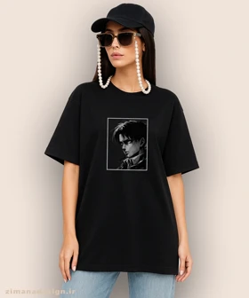 تیشرت لش مردانه و زنانه طرح اتک آن تایتان شخصیت ارن نیگر کد 929