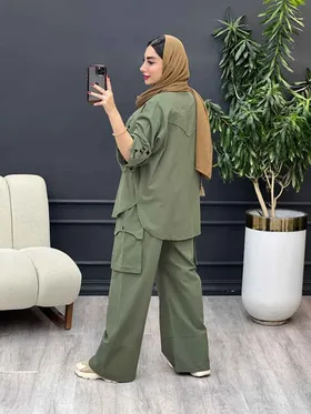 ست مانتو و شلوار فریال