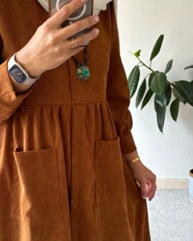 پیراهن مانتویی پاییزه سوگل 1