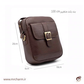کیف چرمی دوشی جلو سگک دار mrch014