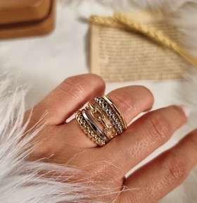 انگشتر پورتوفینو دورنگ A25