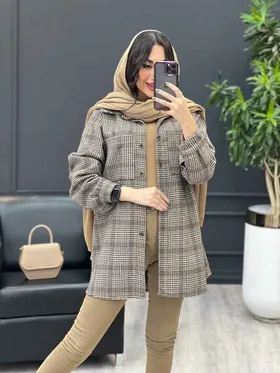 شکت چهارخونه جلو دکمه