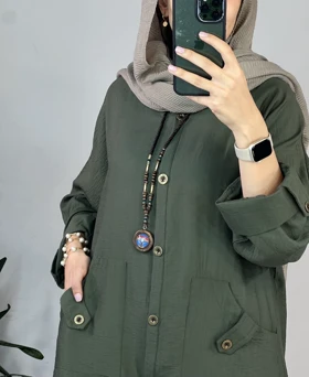 مانتو دکمه دار قاصدک