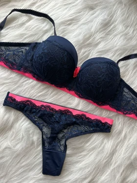 ست شورت و سوتین زنانه اسفنجی فنردار NBB کد :4387