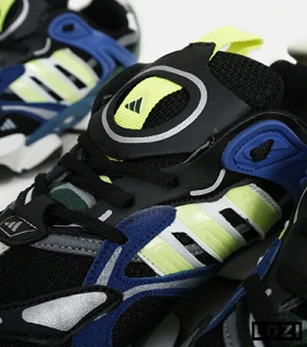 کفش کتانی مردانه و زنانه مشکی آبی لیمویی ADIDAS performance x9000l4