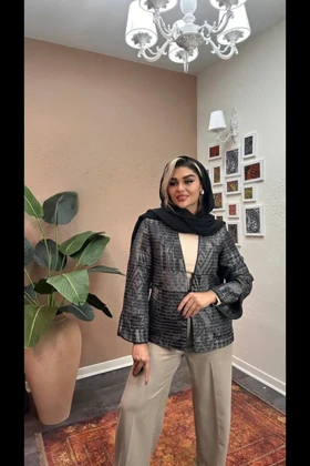 کت ژاکاردکوک دوزی