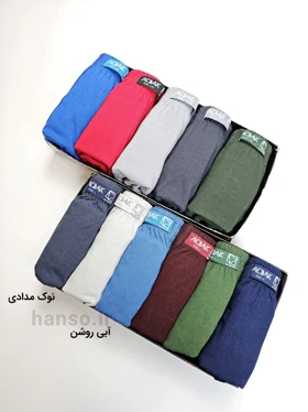 شورت پادار مردانه رنگی آداک Adak