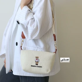 کیف زنانه دوشی مدل والا (عسلی)