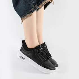 کفش و کتانی زنانه مدل برلین BERLIN رنگ مشکی سفید کد M600