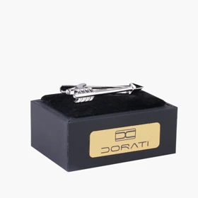 گیره کراوات تیر نقره ای