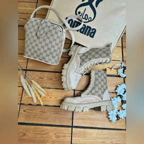 بوت گوچی بغل زیپ _ 1243