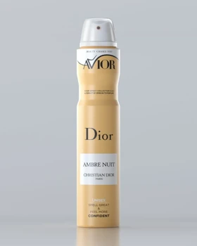 اسپری بدن اویور مدل Dior-Ambre Nuit حجم 200میل