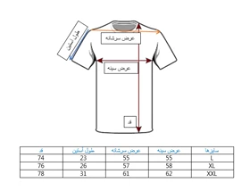 تیشرت آستین کوتاه مردانه مشکی طرح گرافیکی