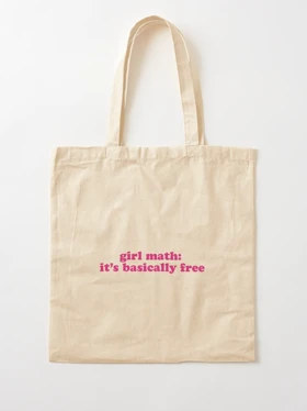 توت بگ طرح girl math, it's basically free کد 271526
