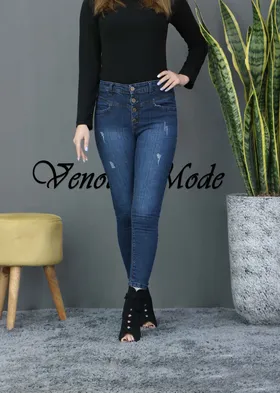 شلوار جین آبی تیره