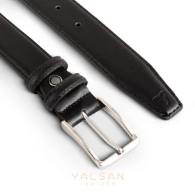 کمربند مردانه چرم یلسان مدل کایا New کد 020-GN (مشکی)