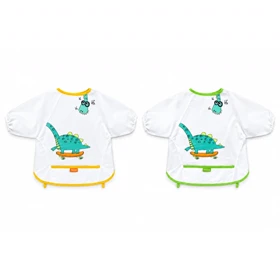 پیشبند آستین دار کودک طرح دایناسور بیبی جم Baby Jem