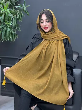 شال پلیسه لمه دار
