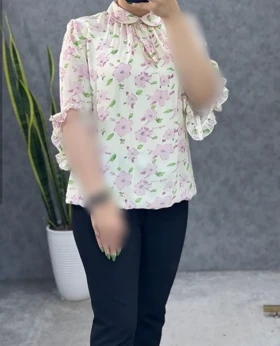 شومیز زنانه کرپ حریر