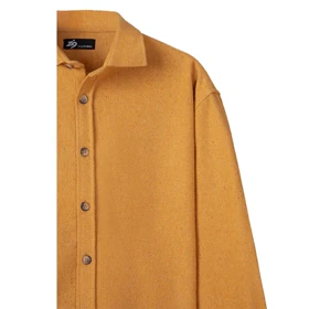 زیگ پیراهن آستین بلند mustard blend shirt-7059