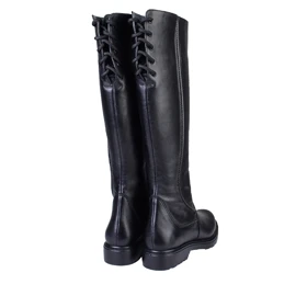 بوت بلند پشت‌بندی چرم زنانه