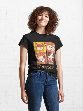 تیشرت fantastic fox تیشرت آقای روباه شگفت‌انگیز طرح fantastic mr fox