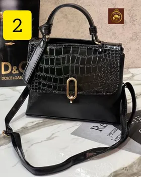 کیف ورنی دسته دار مجلسی زنانه