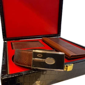 ست هدیه 3تیکه چرم طبیعی آرﺗﯿﻦ