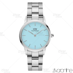 ساعت دنیل ولینگتون آیکونیک لینک زنانه صفحه آبی تیفانی 104103