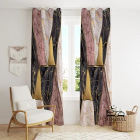 پرده اسپرت طرح ماربل مدل W4895