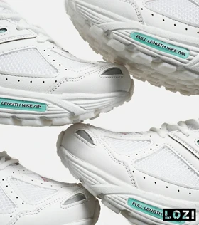 کفش کتانی مردانه و زنانه سفید صورتی سبز NIKE Pegasus 2K5