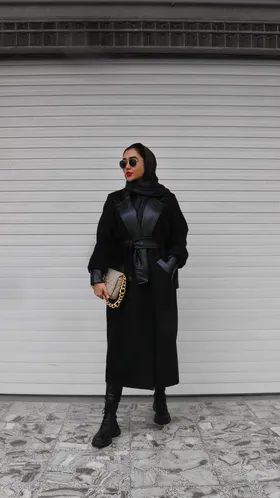 پالتو فوتر و چرم black