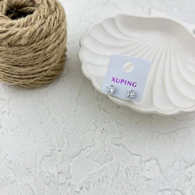 گوشواره زنانه طرح جواهری ژوپینگ، ظریف و درخشان