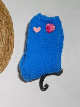 جوراب زنانه ساق‌دار استیکری ZA (آبی کاربنی)