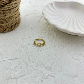 گوشواره ایرکاف زنانه نگین‌دار، ظریف و جذاب