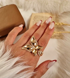 انگشتر طرح طلا A27