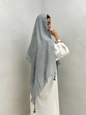 شال کنفی منگوله‌دار