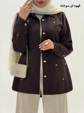 4051-شومیز کتان وارداتی نیواد