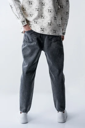 شلوار جین مام فیت مردانه