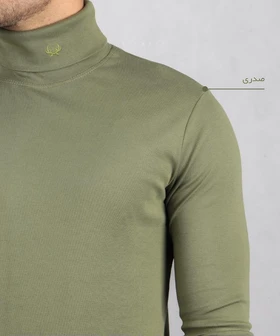 یقه اسکی مردانه ساده 6020