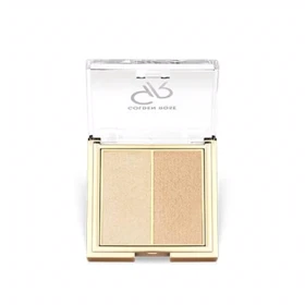 هایلایتر پودری درخشانکننده گلدن رز مدل So Glow! Highlighter Duo رنگ Starlight شماره 101 (دو طیف مرواریدی-صورتی)، وزن کل 6.4 گرم