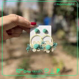 گوشواره حصیری بهار و تابستان کد gh166