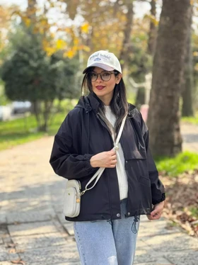 بارانی کلاهدار آستردار ناز