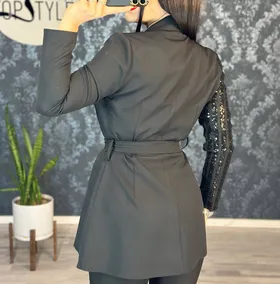 کت یکطرف پولک کد : 7959