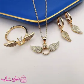نیم ست زنانه ysx طرح بال