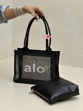 کیف توری طرح دار
